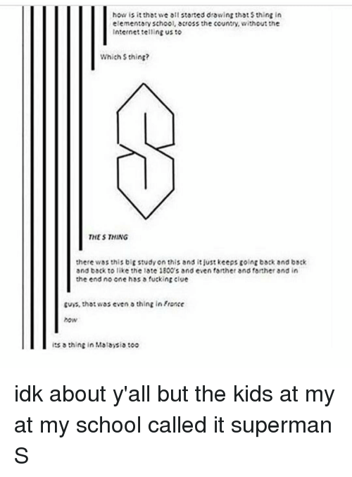 500x676 how is it that we all started drawing that thing in elementary - Superman S Drawing