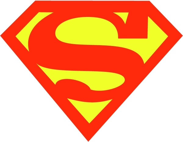 600x466 Superman Free Vector In Encapsulated Postscript - Superman Sign Drawing