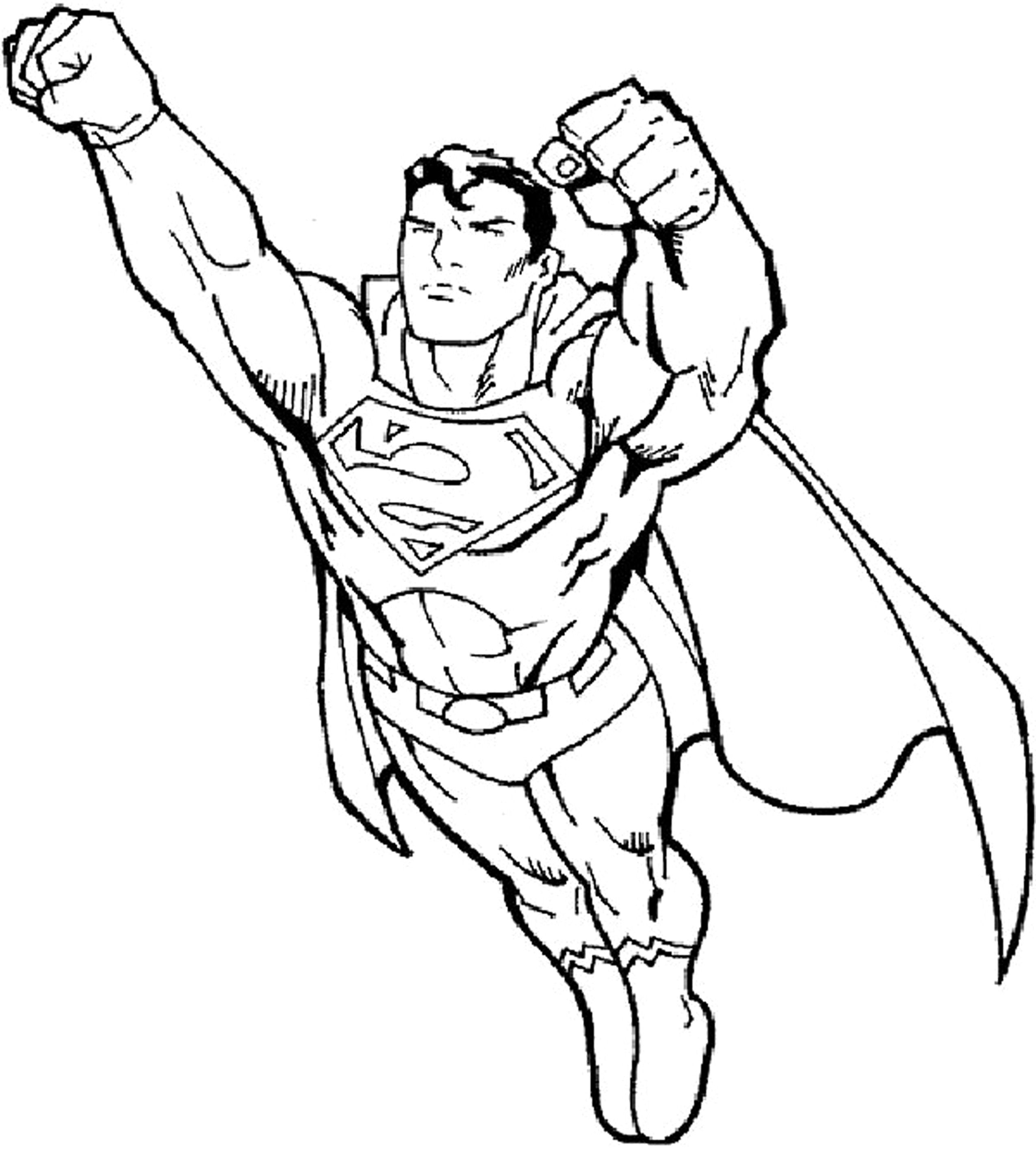 Superman Simple Drawing at PaintingValley.com | Explore collection of ...