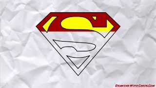 320x180 How To Draw Superman Logo - Superman Symbol Drawing