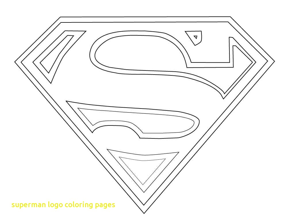1026x768 Superman Logo Coloring - Superman Symbol Drawing