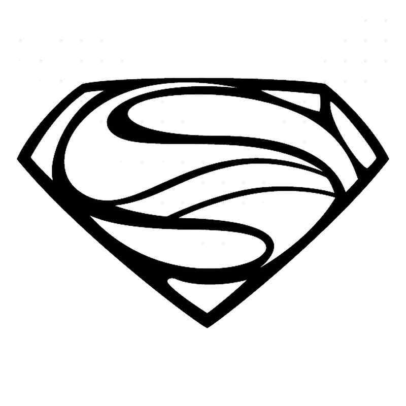 Superman Symbol Drawing at PaintingValley.com | Explore collection of ...