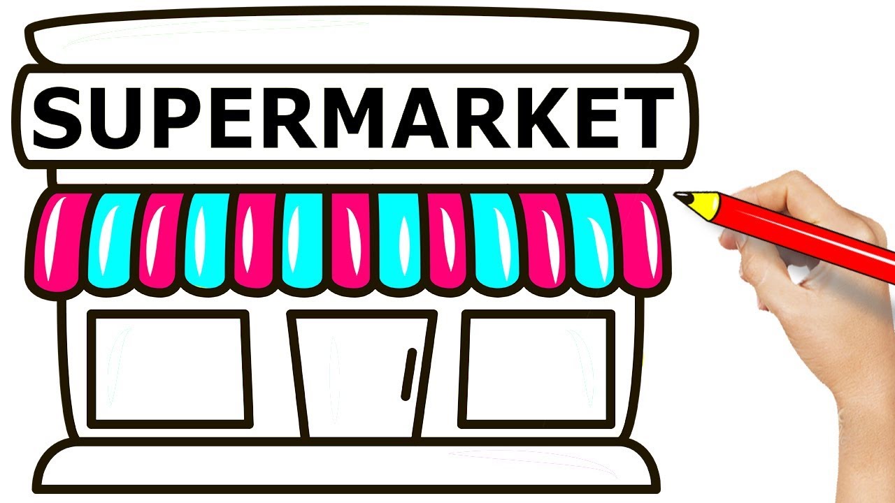 Supermarket Drawing at Explore collection of