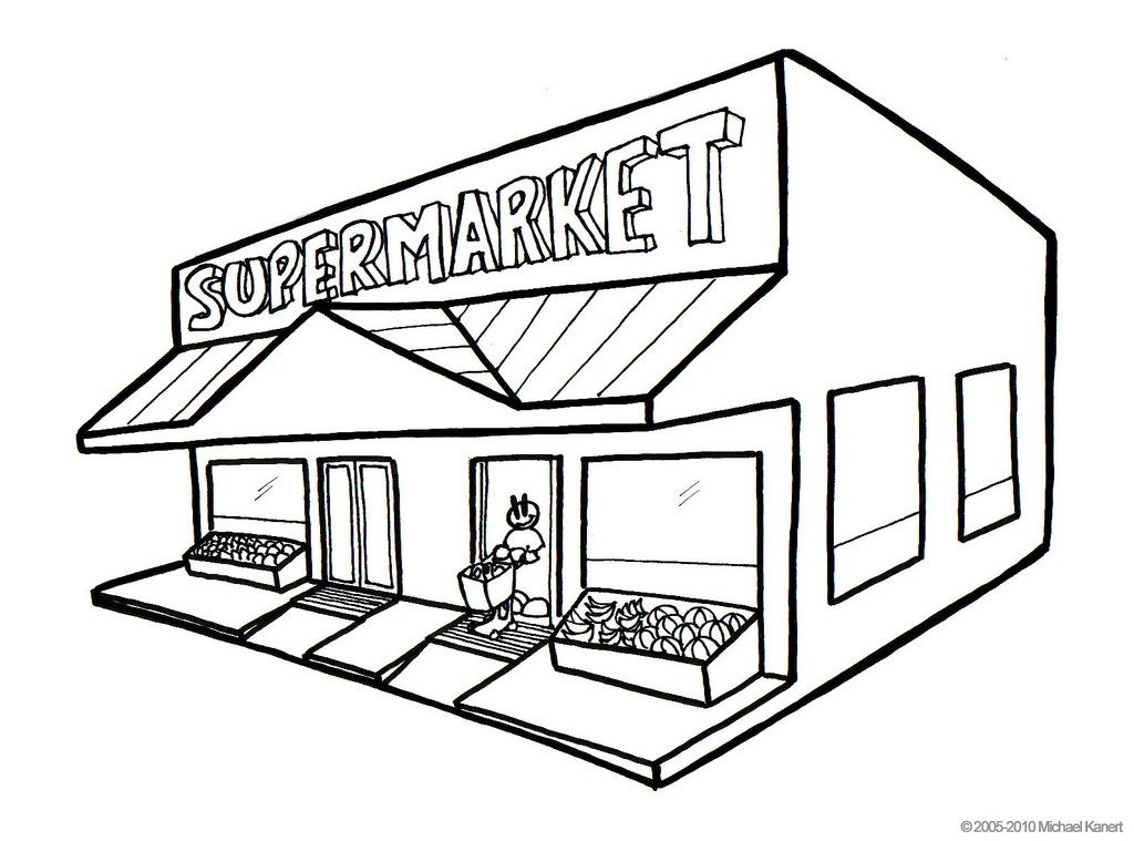 Supermarket Drawing at Explore collection of