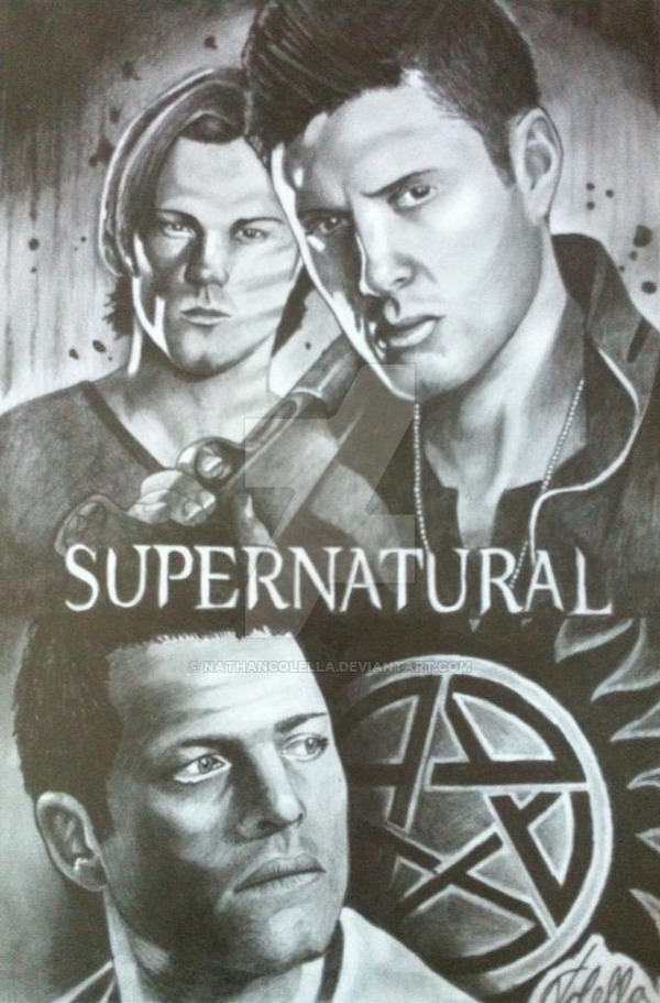 600x911 supernatural drawing - Supernatural Drawings