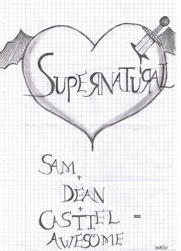 361x500 drawing images supernatural hd wallpaper and background photos - Supernatural Drawings