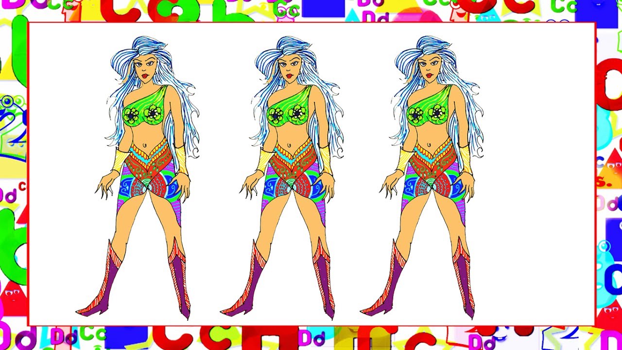 1280x720 drawing a superwoman !! - Superwoman Drawing