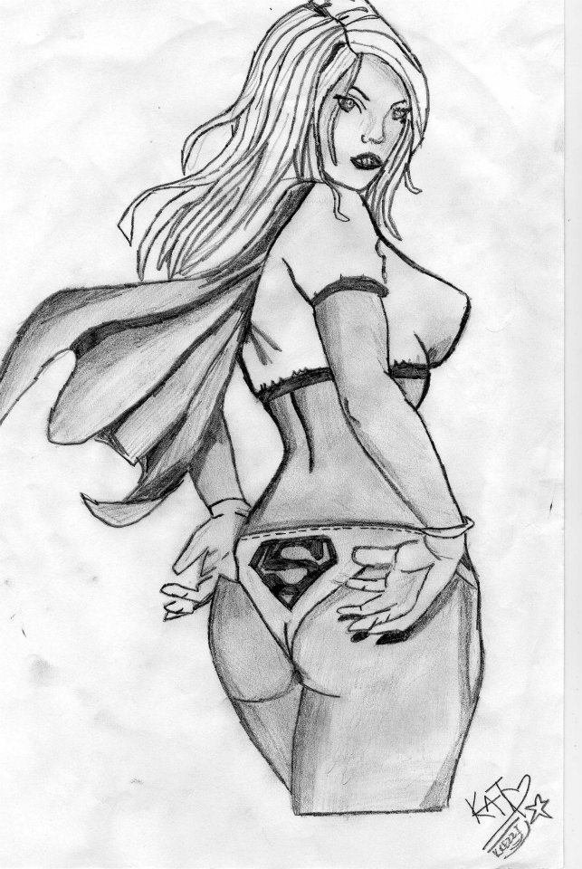 643x960 drawing superwoman katt perry - Superwoman Drawing