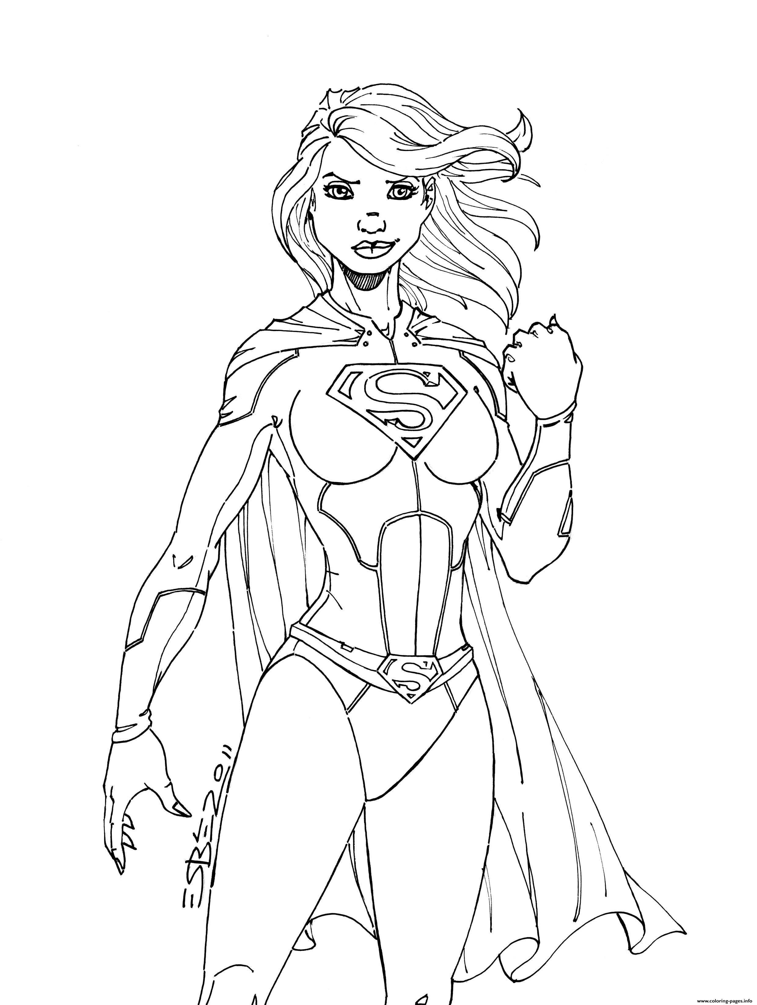 2478x3288 print superwoman power girl coloring pages coloring book - Superwoman Drawing