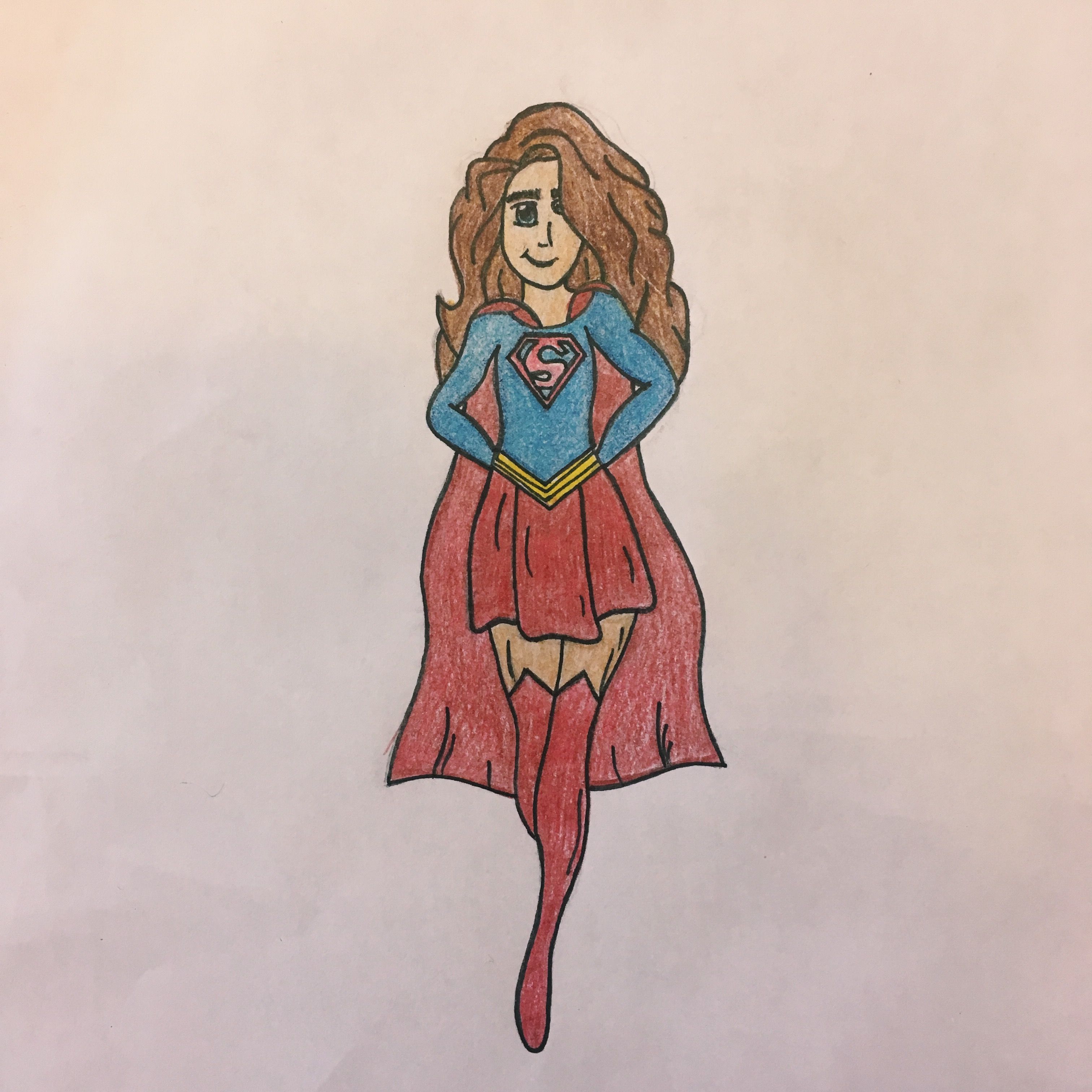3024x3024 superwoman drawing party drawing for kids, art projects, drawings - Superwoman Drawing