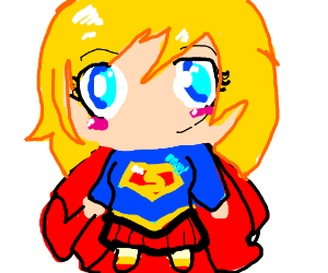 300x250 superwoman drawing - Superwoman Drawing