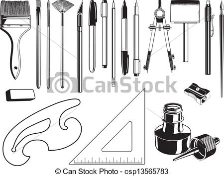 450x354 Art Supplies Graphic Elements Here Are A Few Vector Graphics - Supply Drawing