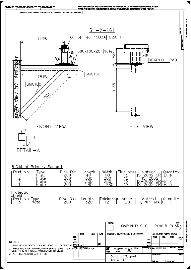 640x902 Sst Services Project Gallery - Support Drawing