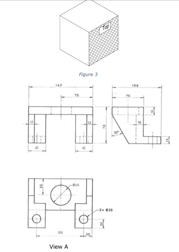 573x806 solved make an isometric drawing of the support bracket s - Support Drawing