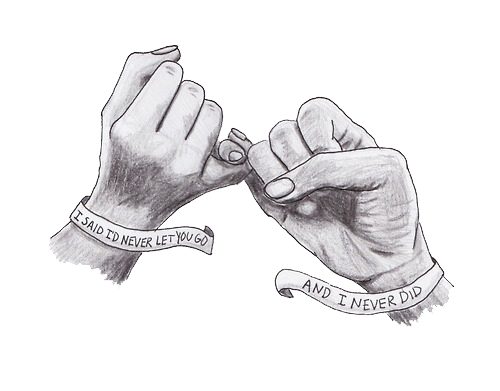 500x391 Love Drawing Art Quote Quotes Forever Lyrics A Day To Remember - Support Drawing
