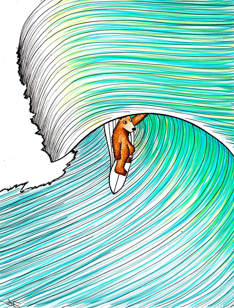 800x1050 unique surfing drawing photos - Surfing Drawing