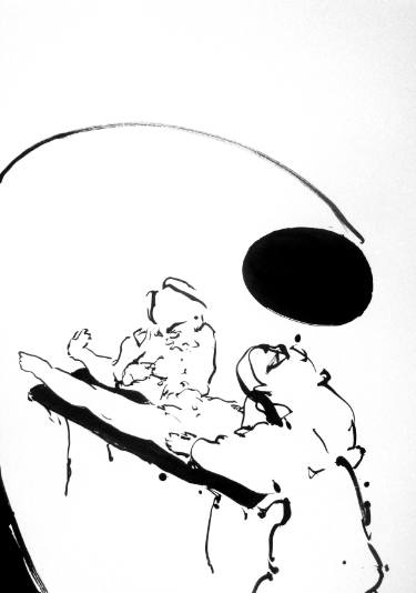 375x534 surgeon drawings for sale saatchi art - Surgeon Drawing