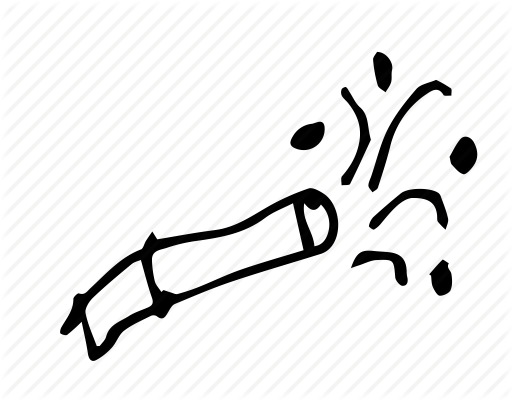 512x400 happy birthday, kids doodle, kids drawing, party, party poppers - Surprise Drawing