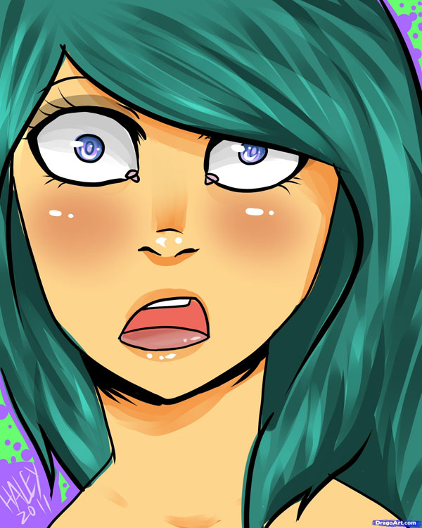 Surprised Face Drawing