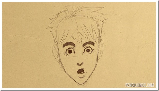 637x367 How To Draw A Surprised Face In Easy Steps - Surprised Face Drawing