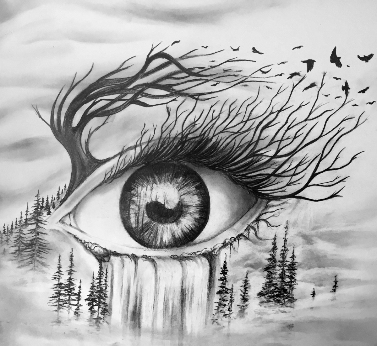 Surreal Eye Drawing at Explore collection of