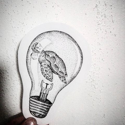 480x480 Image Result For Lightbulb Surrealism Drawing Tutorialsart - Surrealism Drawing