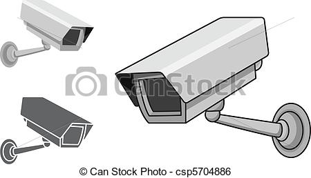 450x258 cctv camera clipart collection - Surveillance Camera Drawing