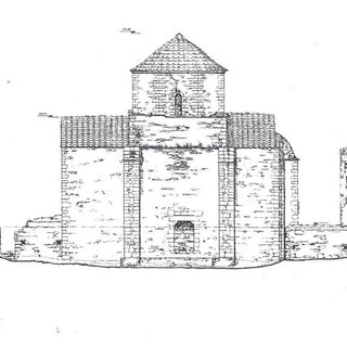 320x320 south elevation of the church and the monastery complex - Survey Drawing