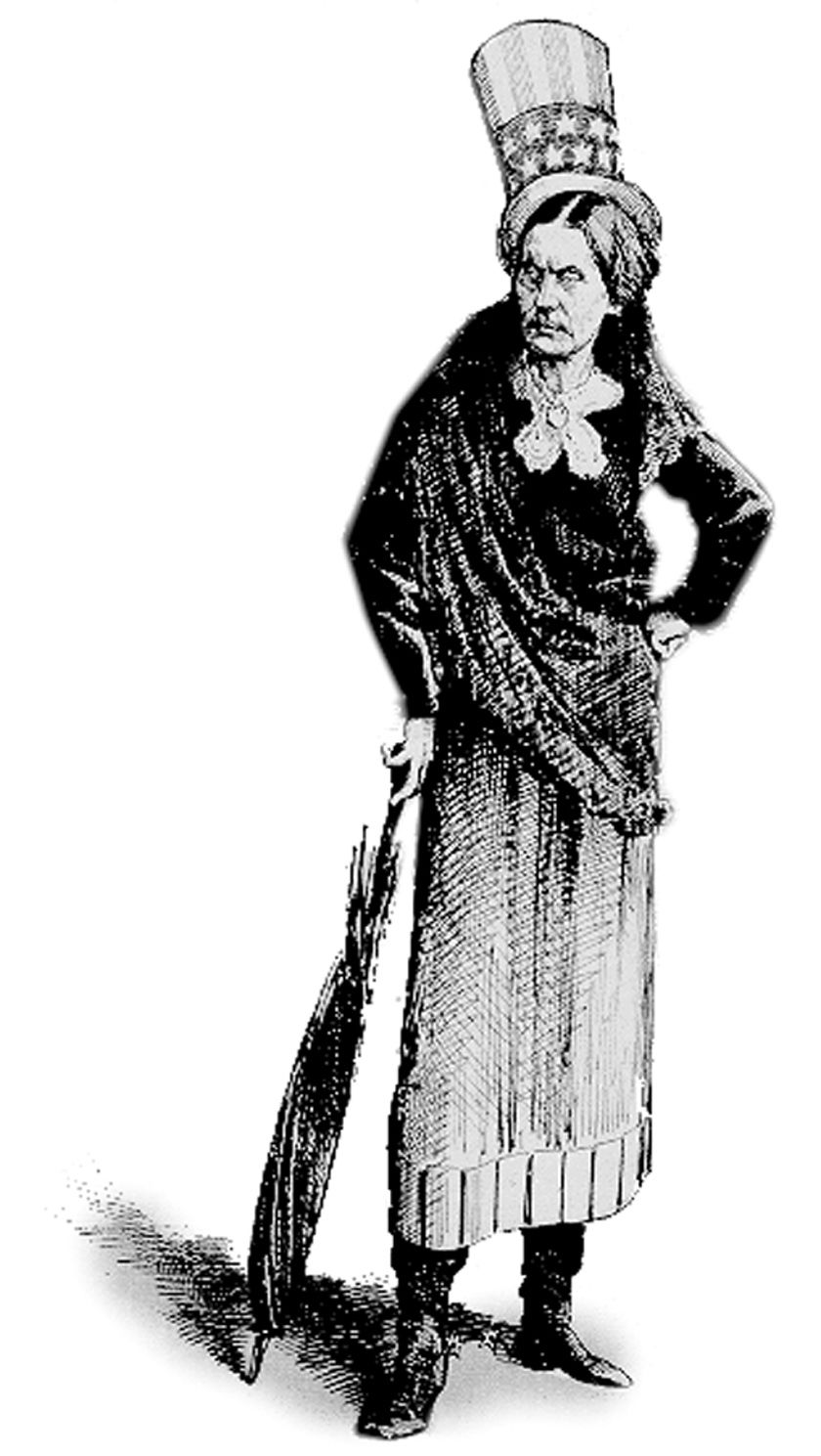 840x1489 Women's Suffrage Series, Part Leading - Susan B Anthony Drawing