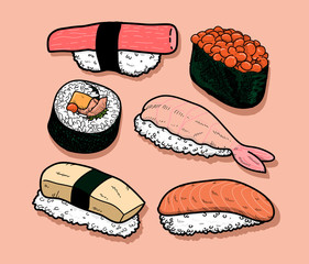 281x240 search photos sushi drawing - Sushi Drawing