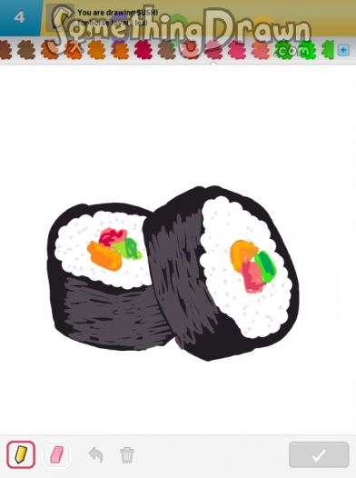 392x526  - Sushi Drawing