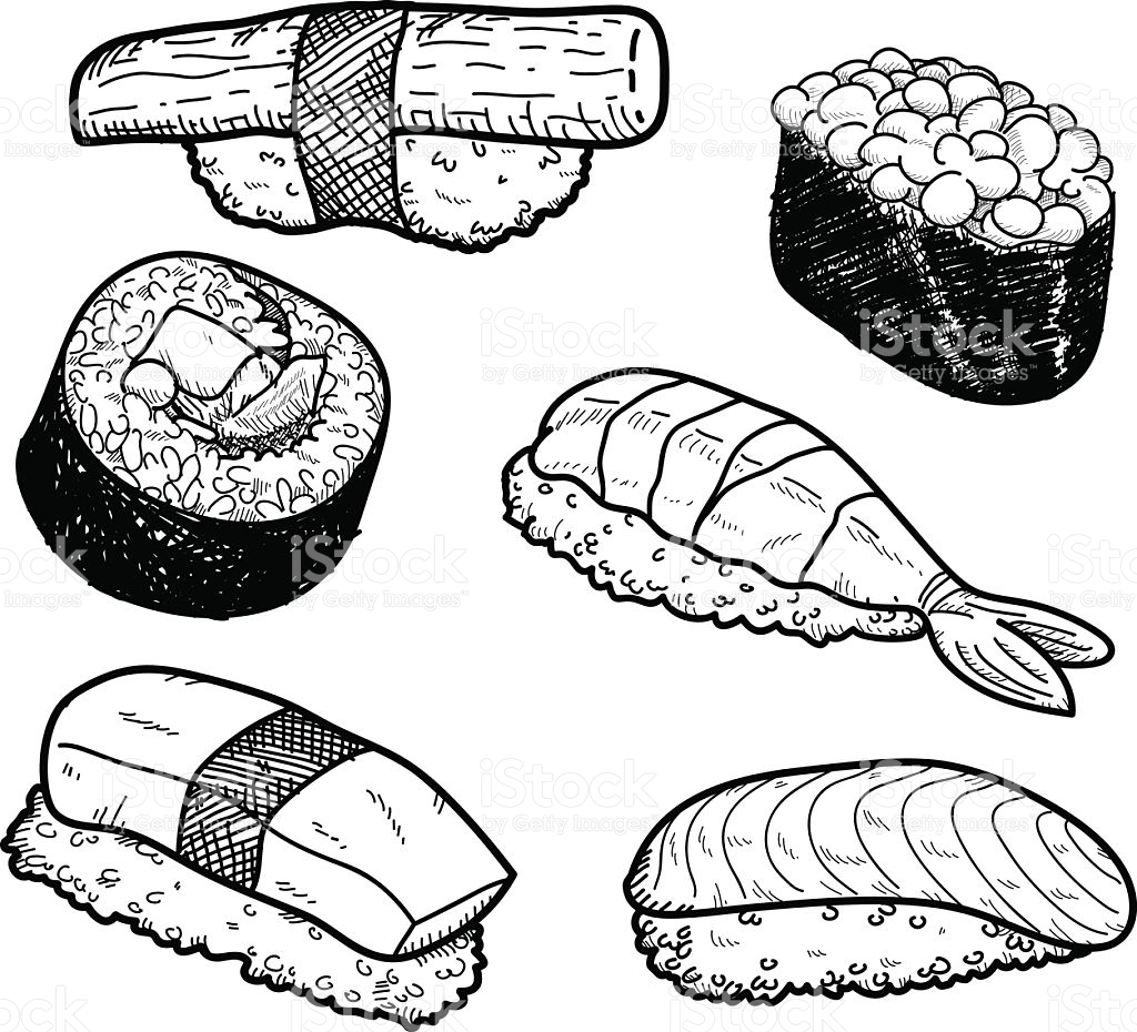 Sushi Drawing at Explore collection of Sushi Drawing