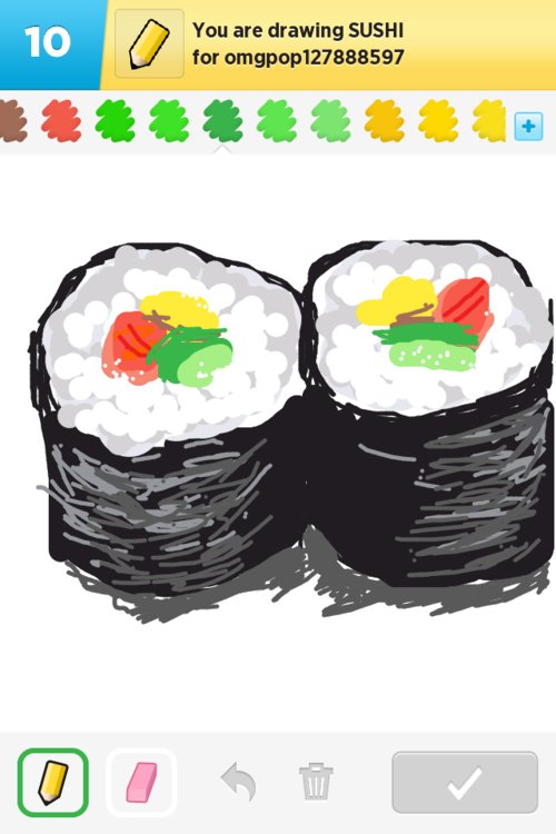 500x750 sushi drawings - Sushi Drawing