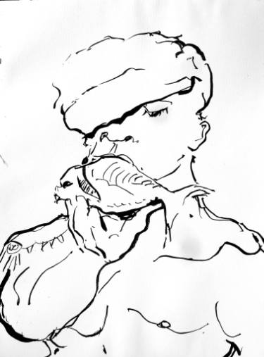 375x507 sushi drawing - Sushi Drawing