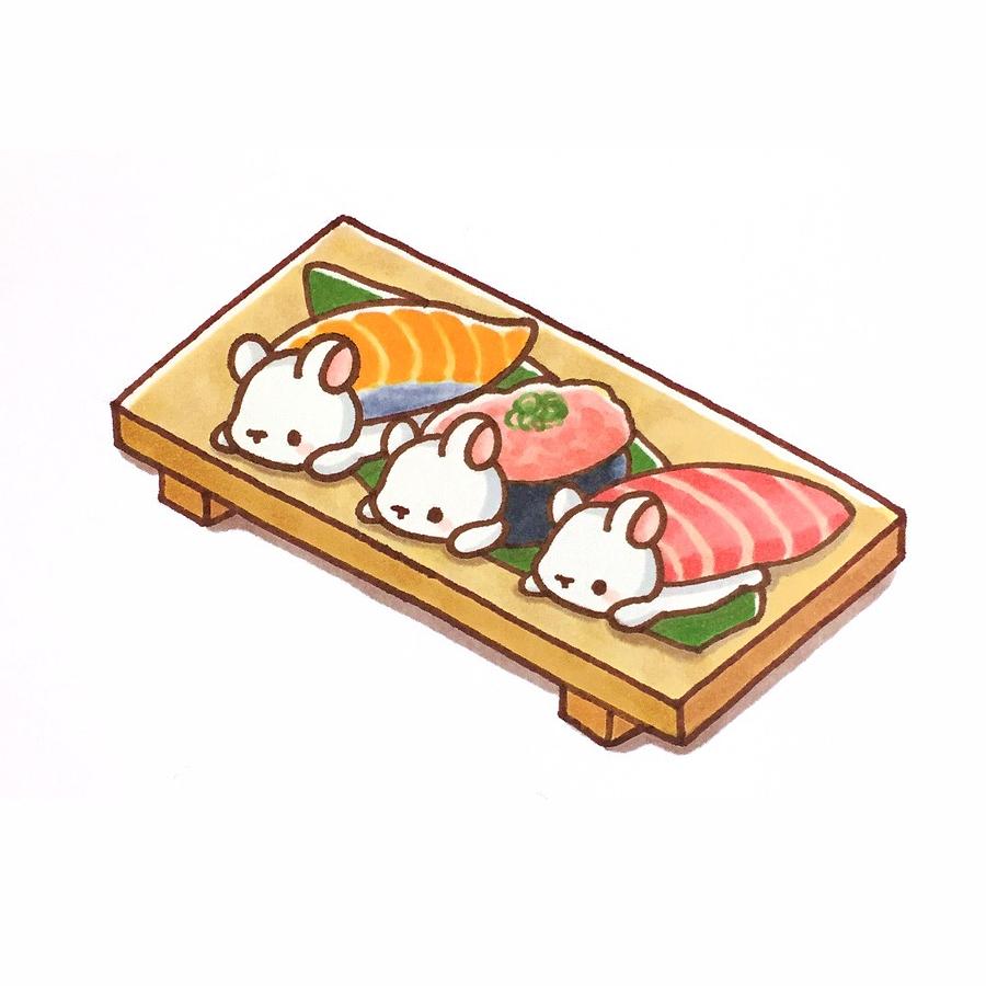 900x900 uh oh, we're sushi drawing - Sushi Drawing
