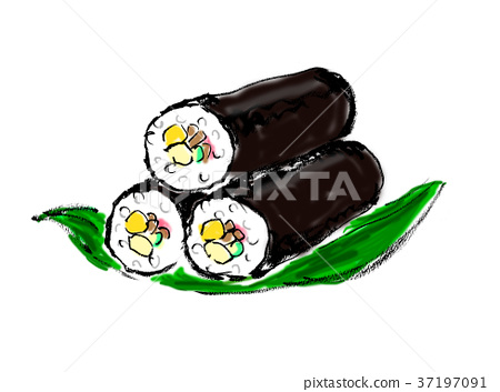 450x353 sushi rolls - Sushi Roll Drawing