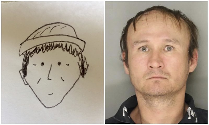 800x480 simple sketch helps police id market theft suspect - Suspect Drawing