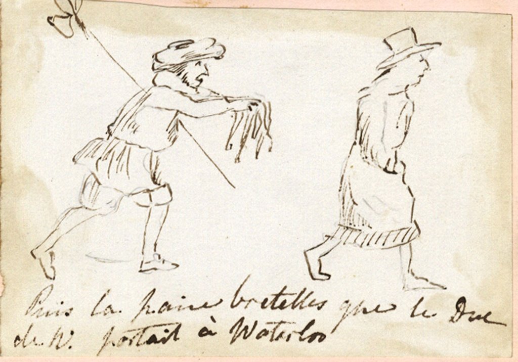 1024x716 duke of wellington's suspenders - Suspenders Drawing