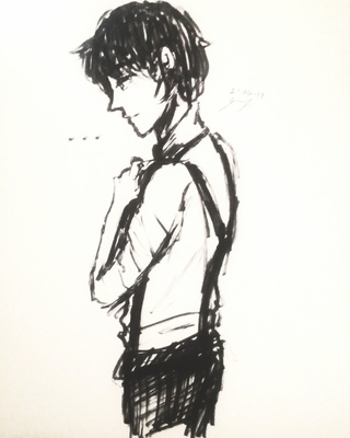 320x400 Suspenders - Suspenders Drawing