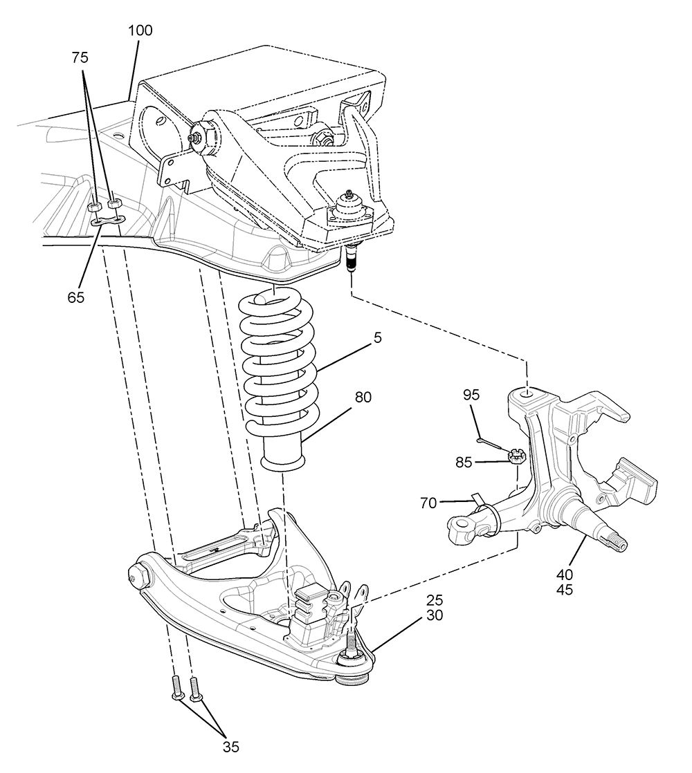 1000x1118 front suspension workhorse parts service - Suspension Drawing