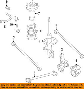 284x300 toyota oem camry rear suspension hub assembly ebay - Suspension Drawing