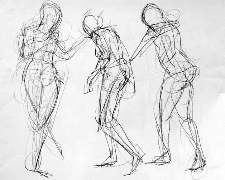 Sustained Gesture Drawing at Explore collection of