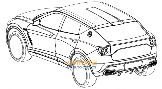 630x347 lotus suv patent drawings leaked - Suv Drawing