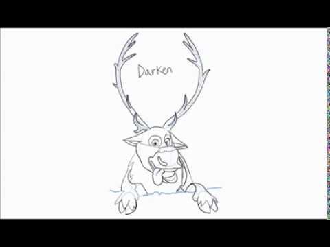 480x360 how to draw sven the reindeer from frozen - Sven Frozen Drawing