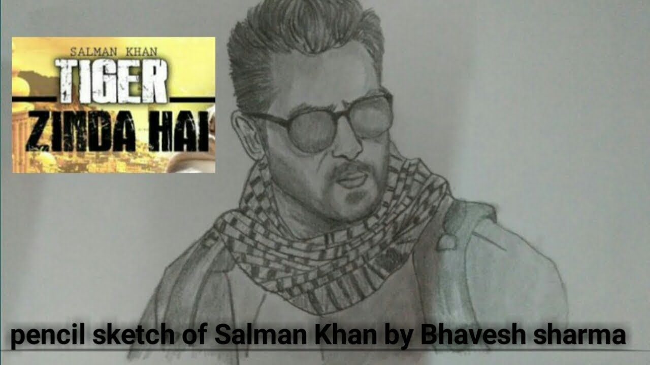 1280x720 Pencil Sketch Of Swag Drawing Tiger Zinda Hai - Swag Drawings