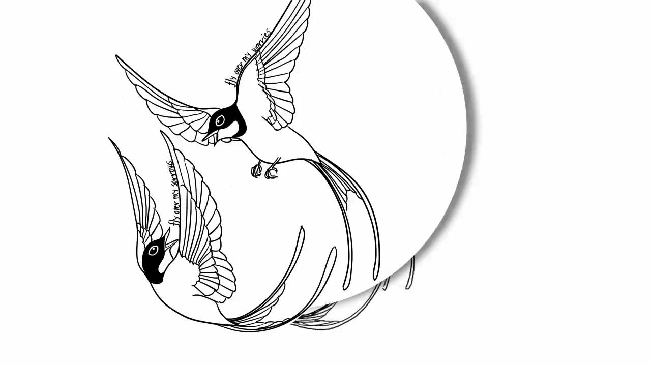 1280x720 watch jeff draw swallow tattoo - Swallow Drawing