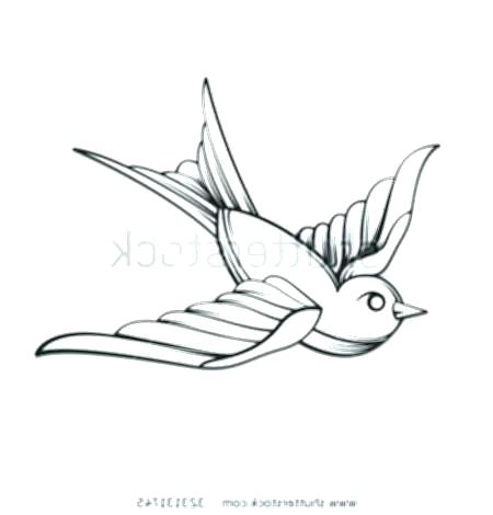 450x470 Jack Sparrow Costuming A Pirates Compendium Traditional Tattoo - Swallow Outline Drawing