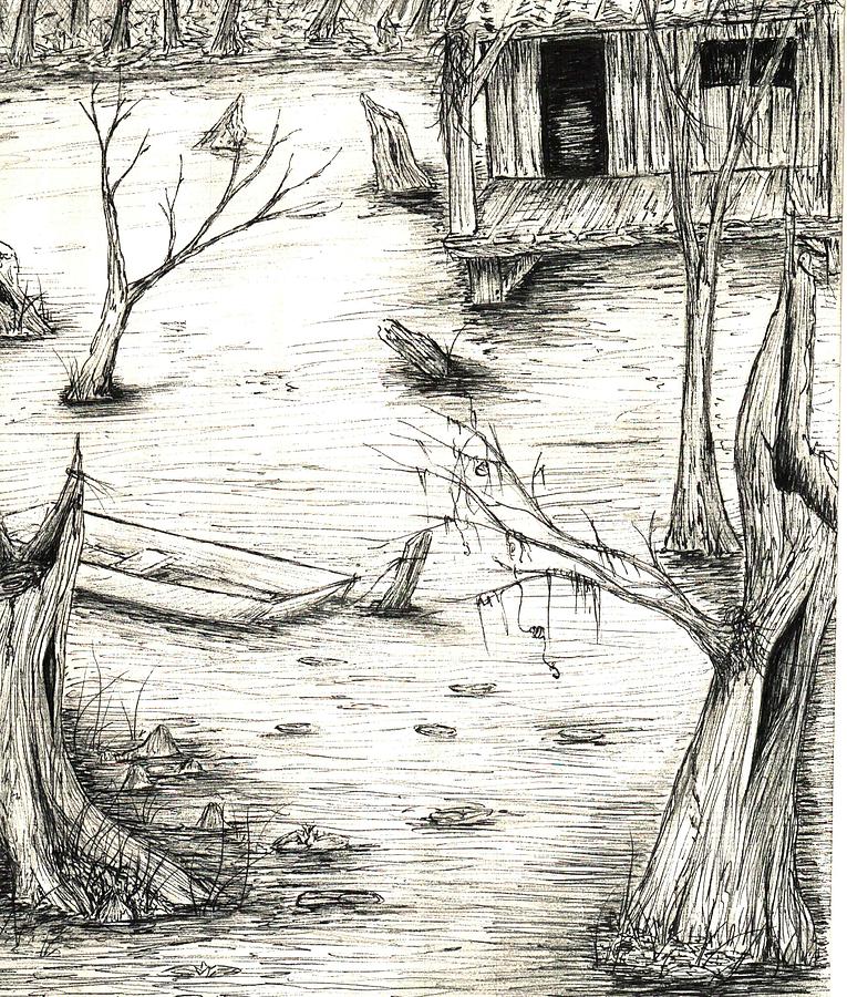 Swamp Drawing at PaintingValley.com | Explore collection of Swamp Drawing