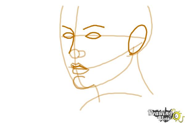 600x400 How To Draw Bella Swan From Twilight - Swan Head Drawing