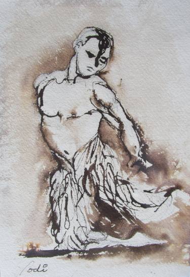 375x546 Dancer In Swan Lake Drawing - Swan Lake Drawing
